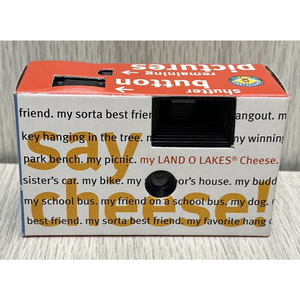 Vintage‎ Land O Lakes Say Cheese 35mm Film Camera Expired 3/99 UNOPENED NOS